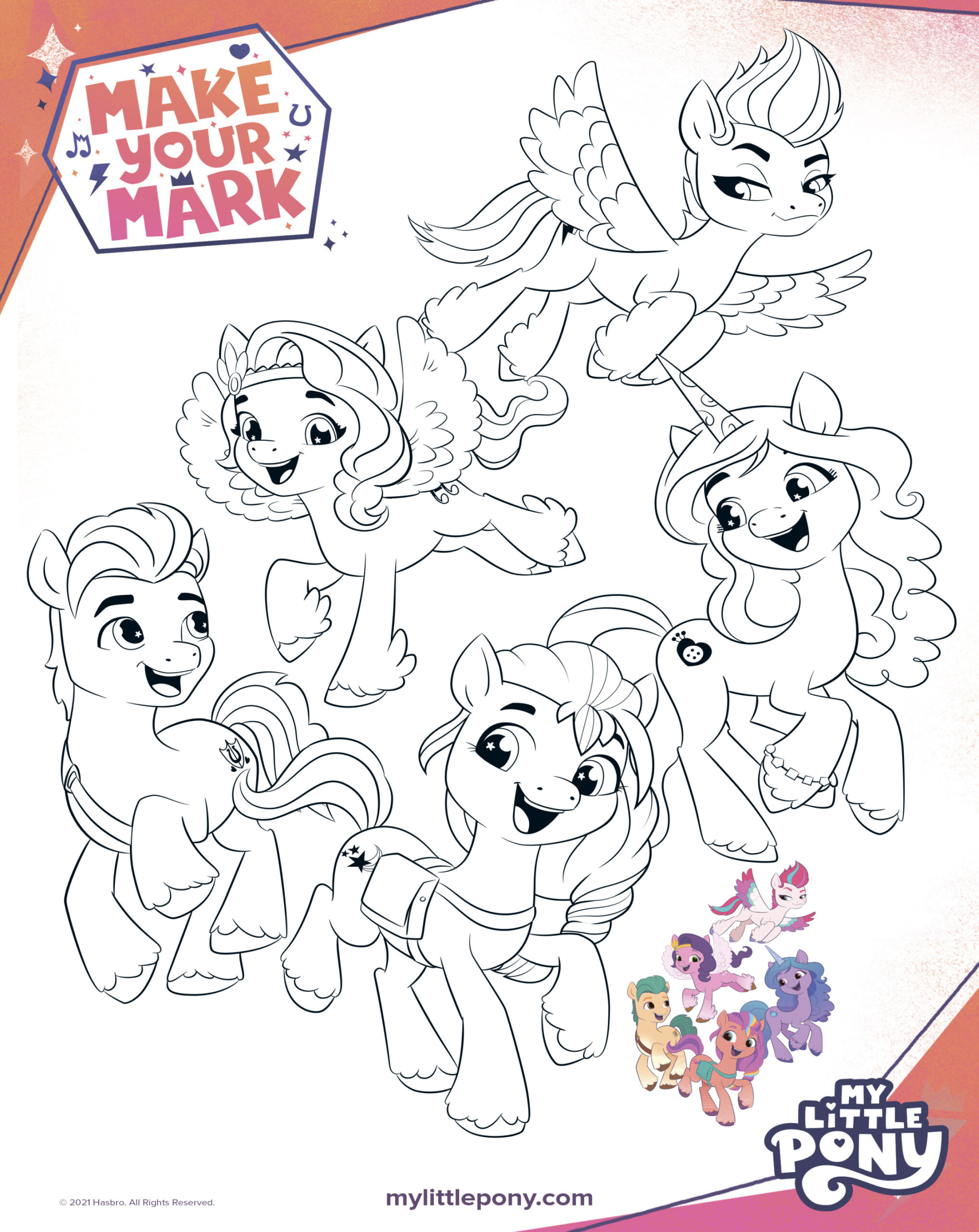 My Little Pony: A New Generation movie coloring pages - YouLoveIt My Little Pony: A New Generation movie coloring pages - YouLoveIt